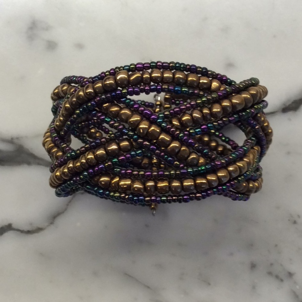 Bali beaded bracelet multicolor